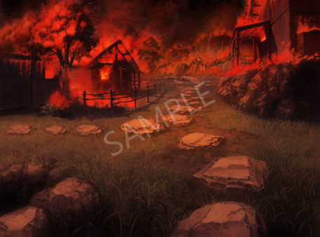 Screenshot z RPG Maker MZ -  TOKIWA GRAPHICS Battle BG No.1 Village⁄Field