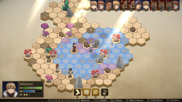 Screenshot of Rebirth of Arcadia gameplay showing in-action mechanics