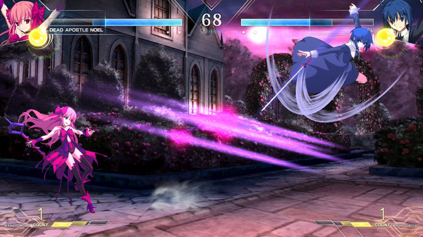 Screenshot z MELTY BLOOD: TYPE LUMINA - Dead Apostle Noel Round Announcements
