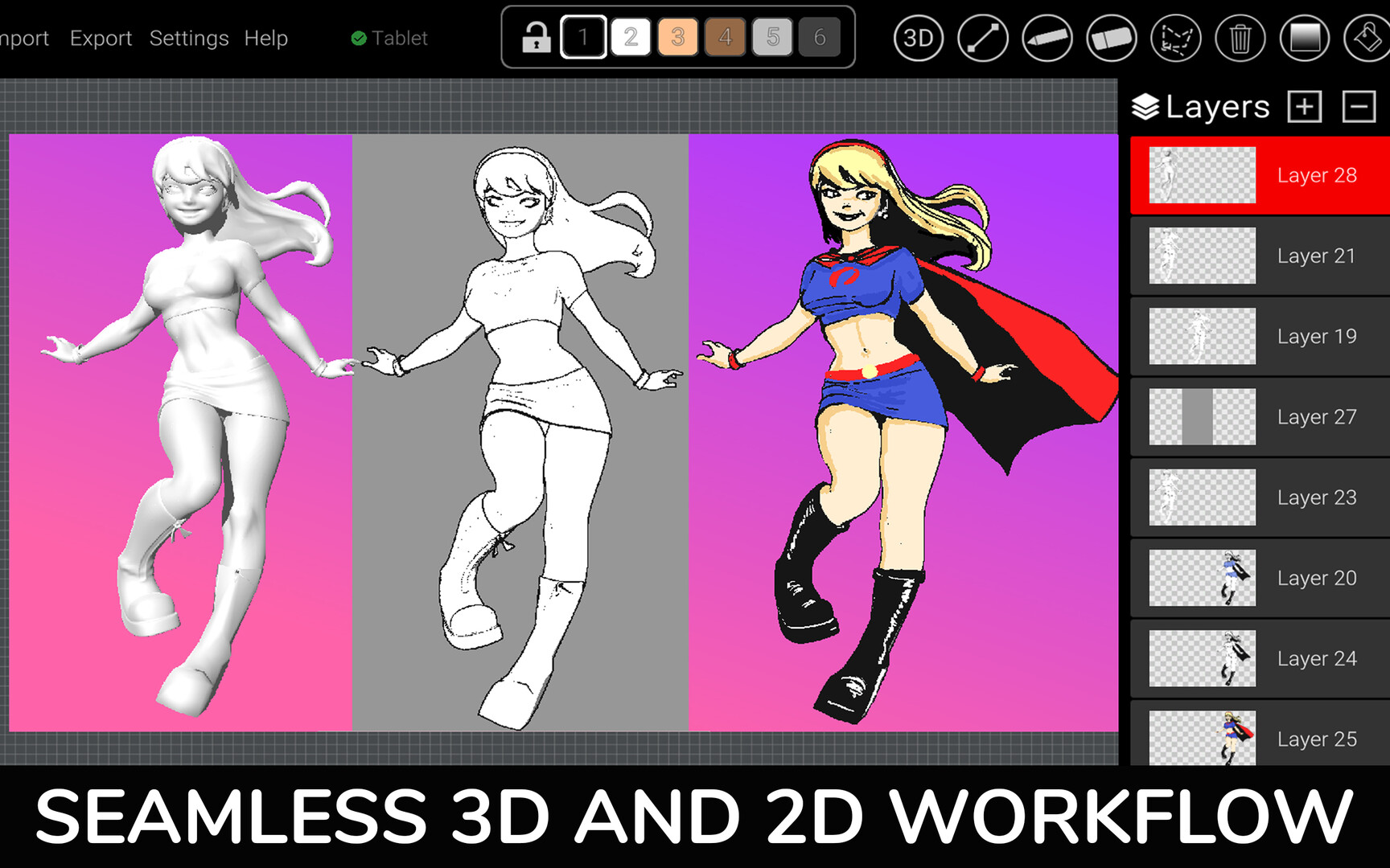Easy Sketch Pose screenshot #1