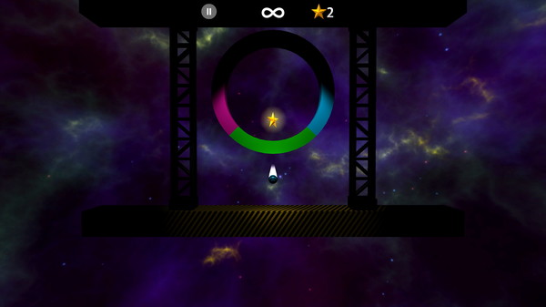 Screenshot of Color Ball gameplay showing in-action mechanics