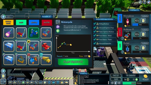 Screenshot z Smart Factory Tycoon: Beginnings