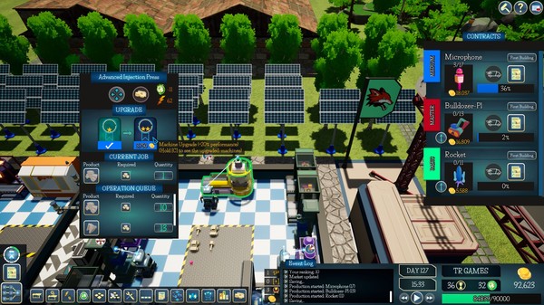 Screenshot z Smart Factory Tycoon: Beginnings