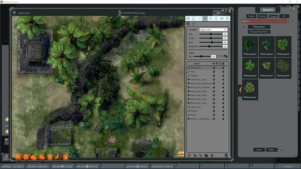 Fantasy Grounds - FG Jungle Map Pack 2