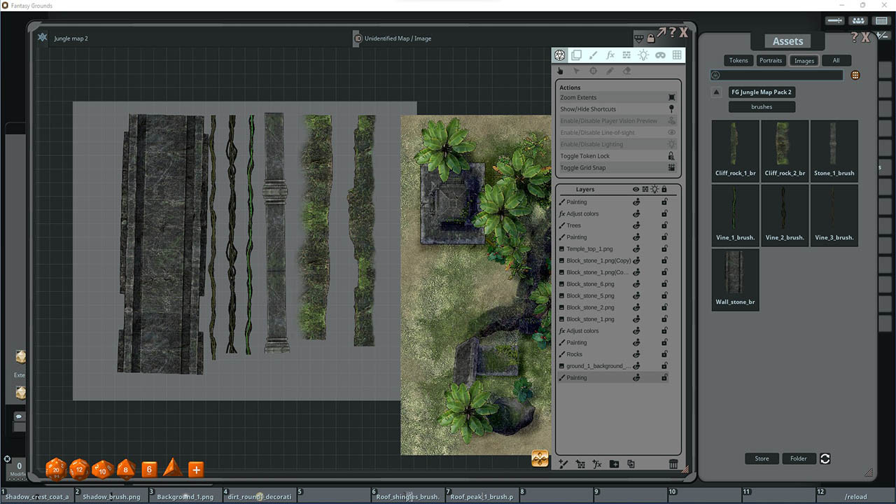 Fantasy Grounds - FG Jungle Map Pack 2のスクリーンショット 1