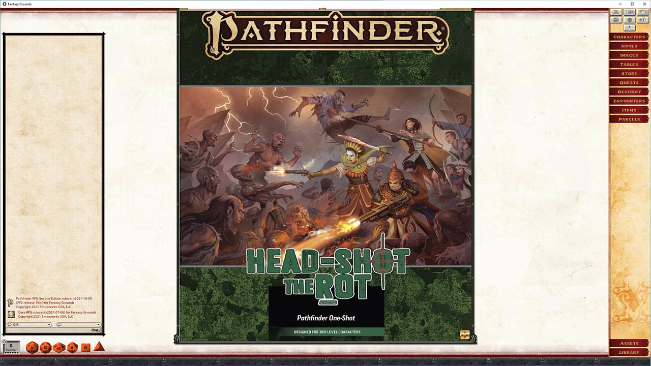 Fantasy Grounds - Pathfinder 2 RPG - Pathfinder One-Shot #3: Head Shot the Rot screenshot 1