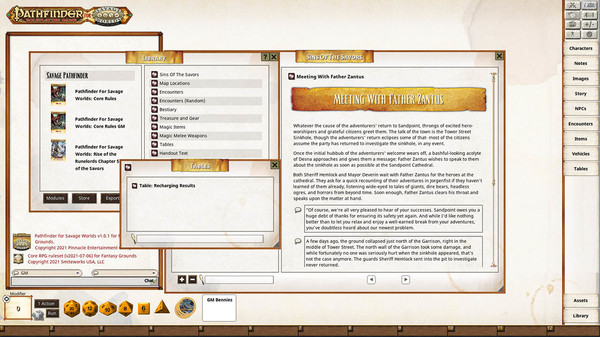 Fantasy Grounds - Pathfinder(R) for Savage Worlds: Rise of the Runelords! Book 5 - Sins of the Saviors