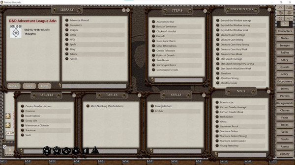 Fantasy Grounds - D&D Adventurers League 10-08 Volatile Thoughts