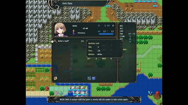 Screenshot z Vestaria Saga II: The Sacred Sword of Silvanister