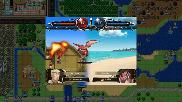 Screenshot z Vestaria Saga II: The Sacred Sword of Silvanister