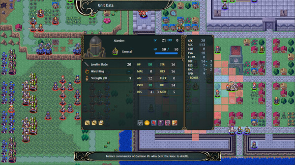 Screenshot z Vestaria Saga II: The Sacred Sword of Silvanister
