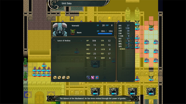 Screenshot z Vestaria Saga II: The Sacred Sword of Silvanister