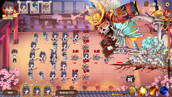 Screenshot z Yokai Art: Night Parade of One Hundred Demons
