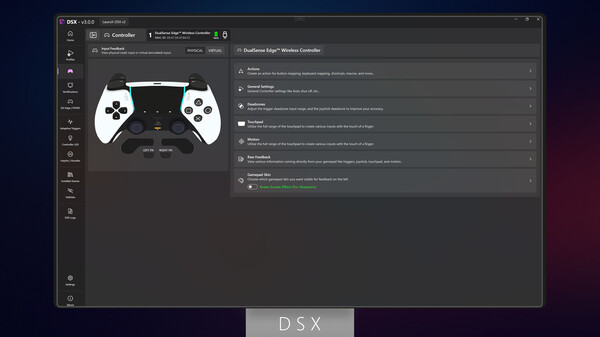 DSX screenshot 2