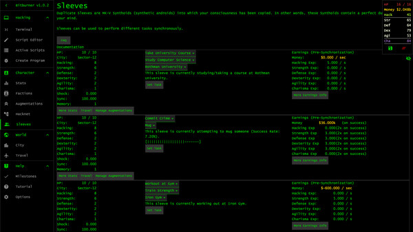 Bitburner Screenshot