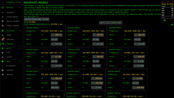 Bitburner Screenshot