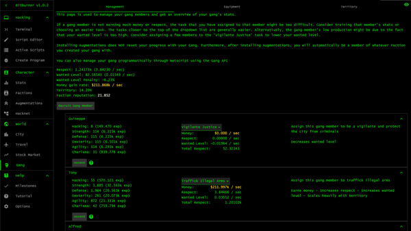 Bitburner Screenshot
