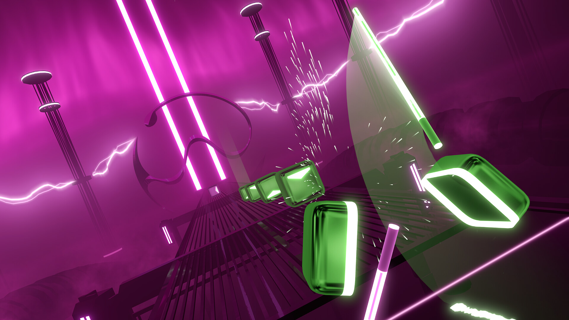 Beat Saber: Lady Gaga, Beyoncé - 'Telephone (feat. Beyoncé)' Screenshot Thumbnail 4