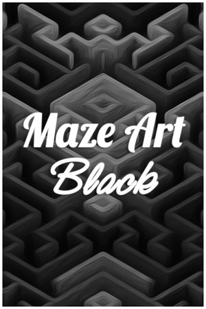 Maze Art: Black cover art