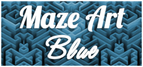 Maze Art: Blue banner image