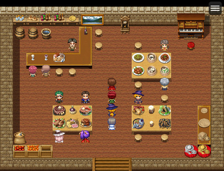 KHAiHOM.com - RPG Maker MZ - Meal Time Tileset - Fantasy Edition