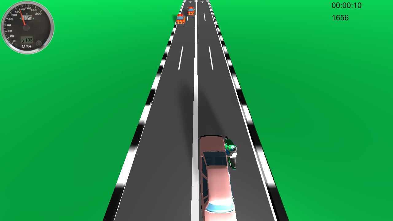 Motorbike Traffic Splash Featured Screenshot #1