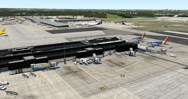 X-Plane 11 - Add-on: Verticalsim - KBWI - Baltimore Professional Edition XP — скриншот 11