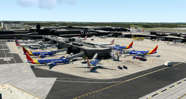 X-Plane 11 - Add-on: Verticalsim - KBWI - Baltimore Professional Edition XP — скриншот 10