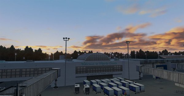 X-Plane 11 - Add-on: Verticalsim - KMYR - Myrtle Beach International Airport XP — скриншот 7