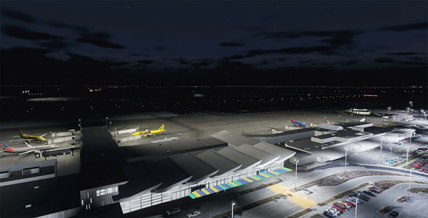 X-Plane 11 - Add-on: Verticalsim - KMYR - Myrtle Beach International Airport XP — скриншот 13