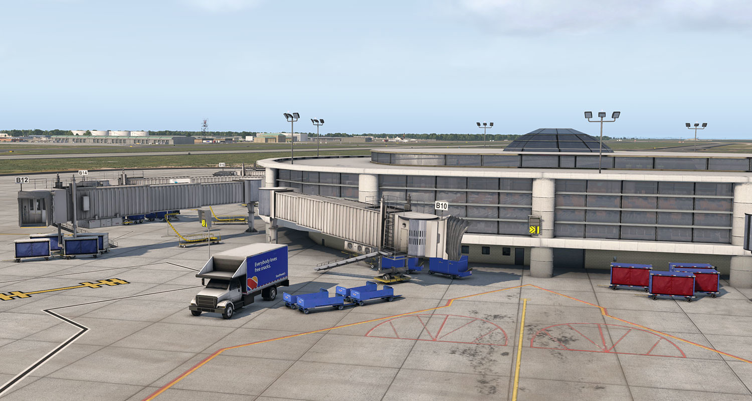 X-Plane 11 - Add-on: Verticalsim - KMSY - New Orleans International Airport XP Featured Screenshot #1