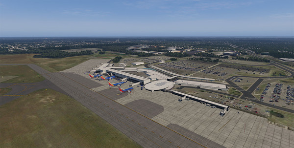 X-Plane 11 - Add-on: Verticalsim - KISP - Long Island MacArthur Airport XP — скриншот 9