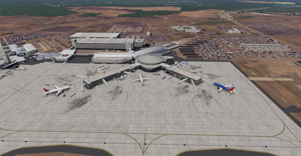 X-Plane 11 - Add-on: Verticalsim - KGEG - Spokane International Airport XP
