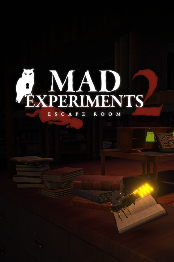 Capa de Mad Experiments: Escape Room 2