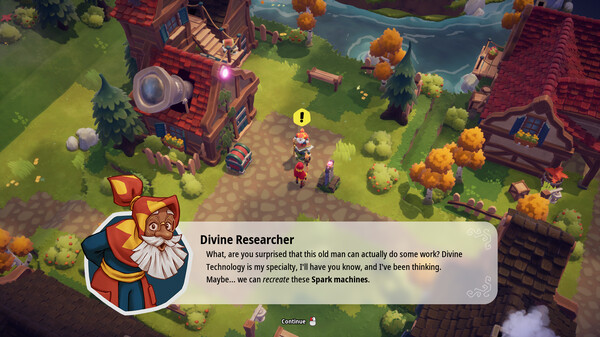 Screenshot z Oddsparks: An Automation Adventure
