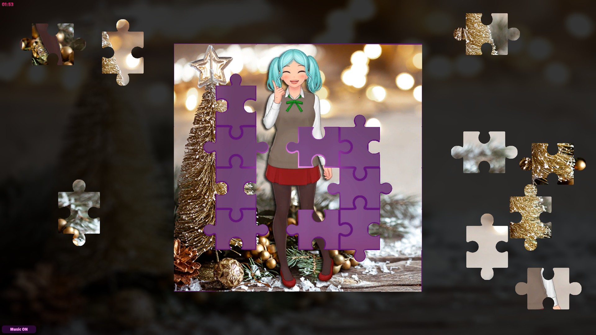 Anime Jigsaw Girls - Christmas Featured Screenshot #1