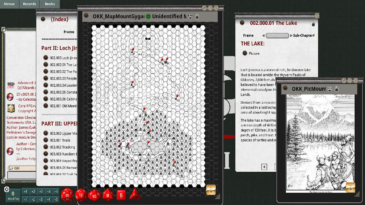 Fantasy Grounds - The Trouble at Loch Jineevaのスクリーンショット 1