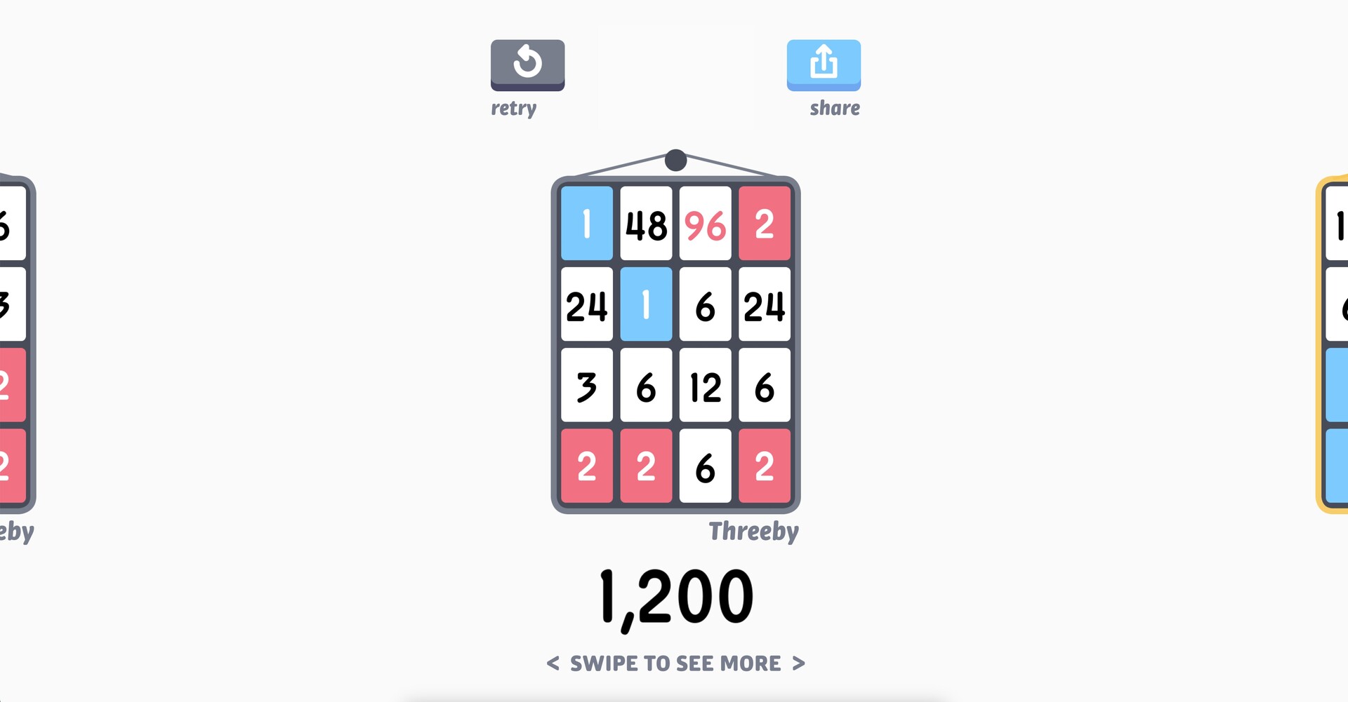 #5. Threes! (Steam) 由: Sirvo LLC