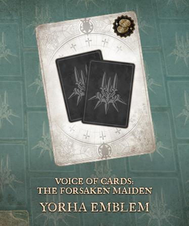 Voice of Cards: The Forsaken Maiden YoRHa Emblem