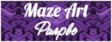 Maze Art: Purple