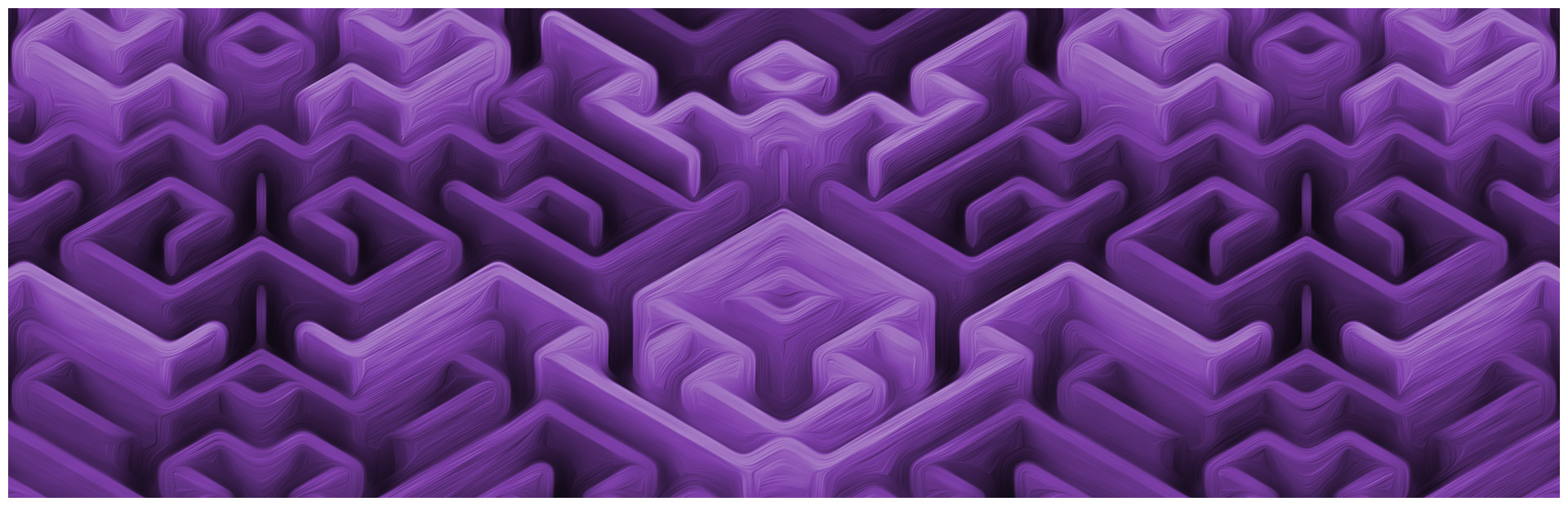 Maze Art: Purple