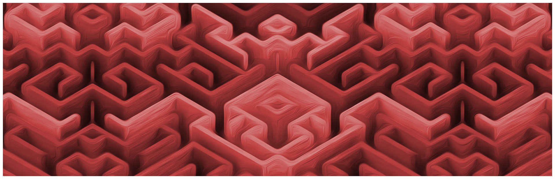 Maze Art: Red