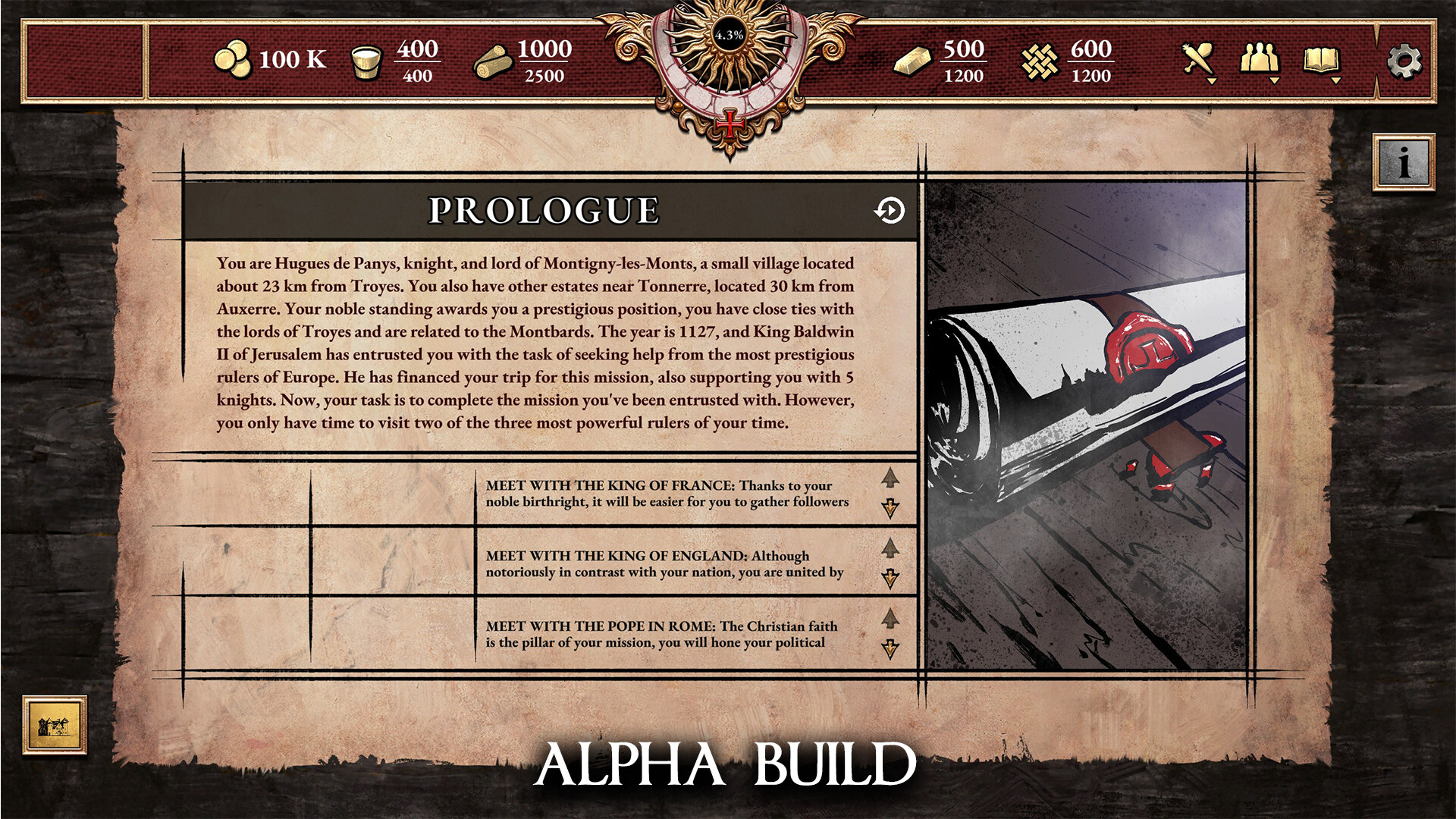 The Ballad Singer: Knights Templar screenshot #2