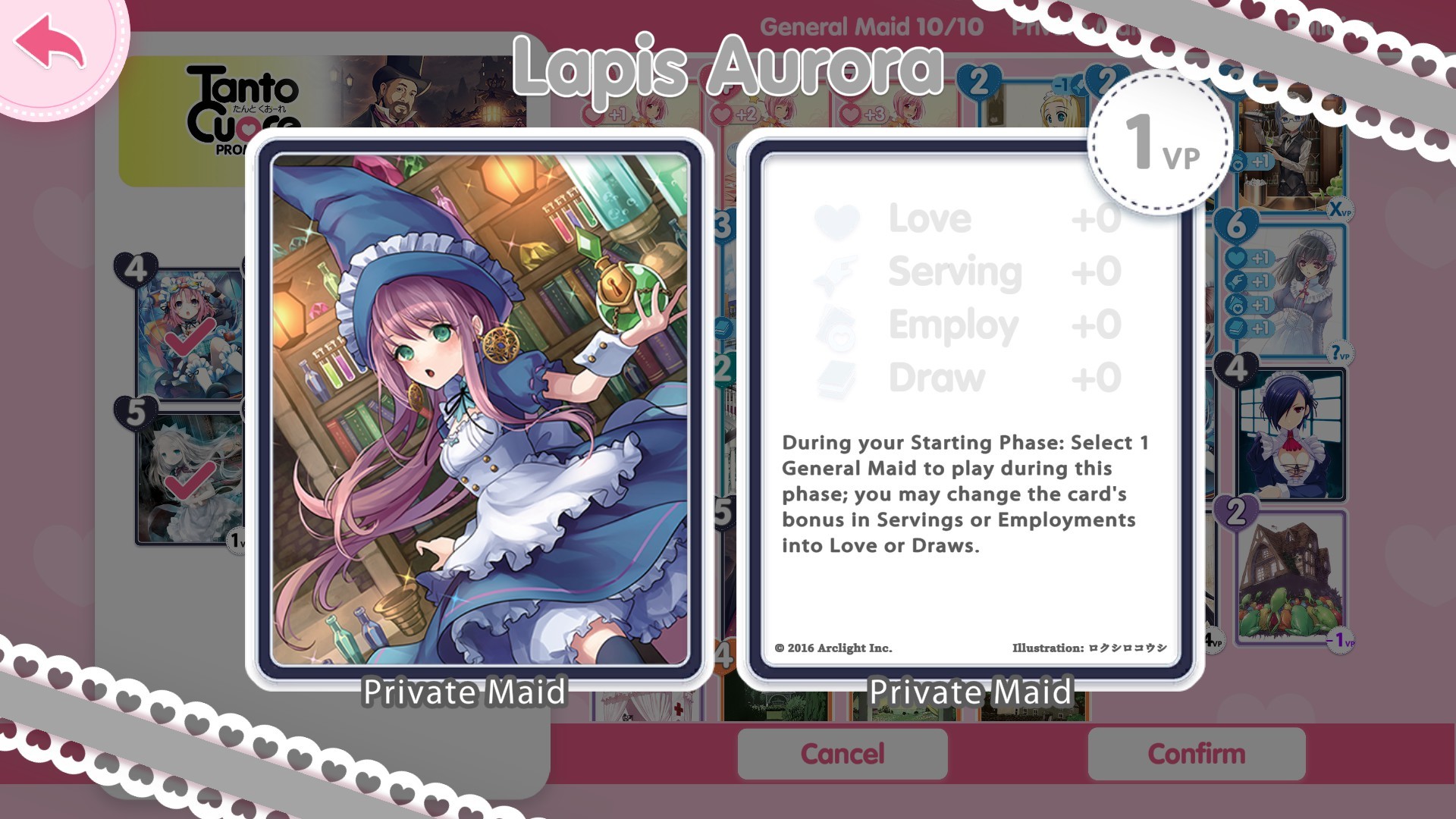 Tanto Cuore - Promo Cards Pack Featured Screenshot #1