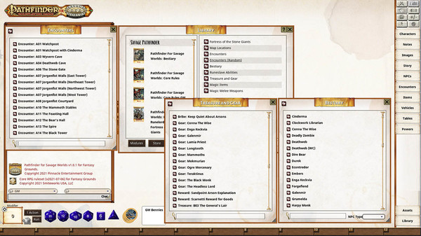 Fantasy Grounds - Pathfinder(R) for Savage Worlds: Rise of the Runelords! Book 4 - Fortress of the Stone Giants