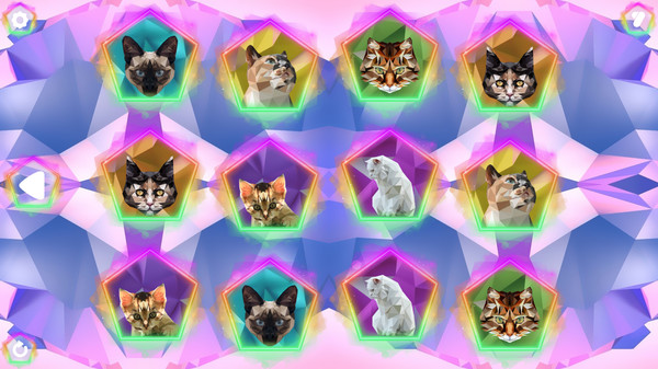 Скриншот 3 из игры Poly Memory: Cats
