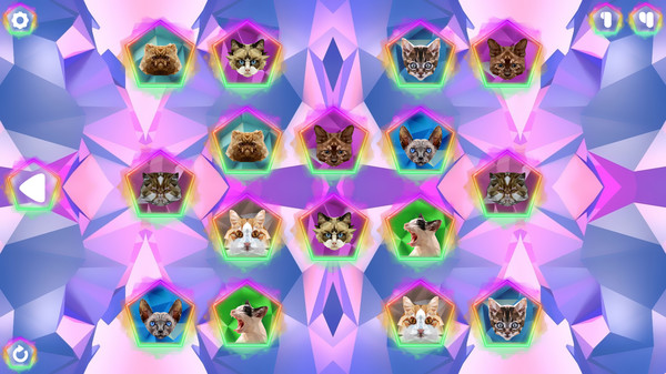 Скриншот 4 из игры Poly Memory: Cats