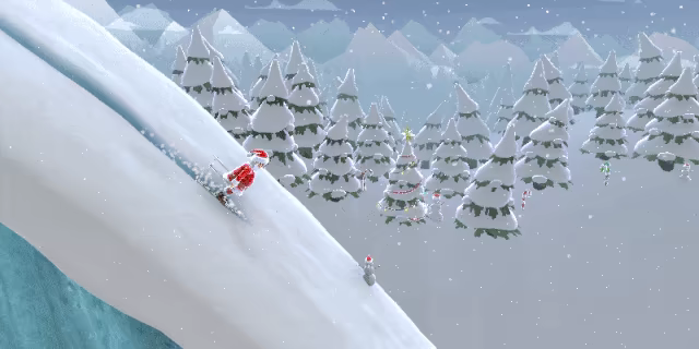 Santa's Slippery Slope (Ski Stunts) video 4