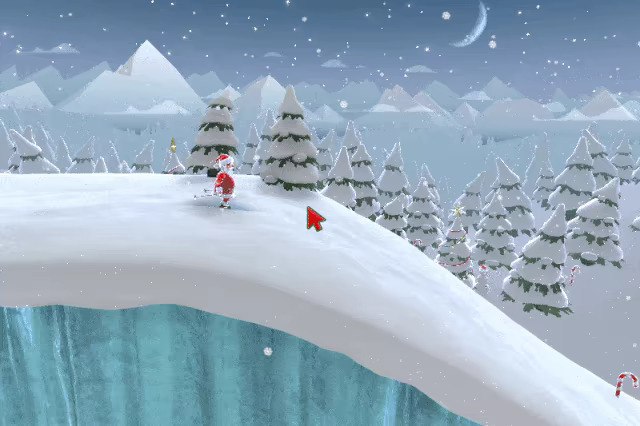 Santa's Slippery Slope (Ski Stunts) video 3