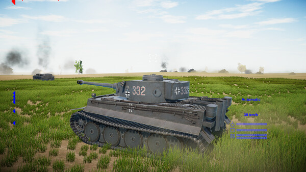 Screenshot z WWII Tanks Battle Battlefield